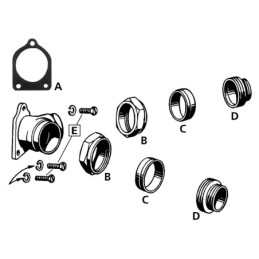 Pieces de pipe d'admission pour 45 ci et anciens lateral 758771