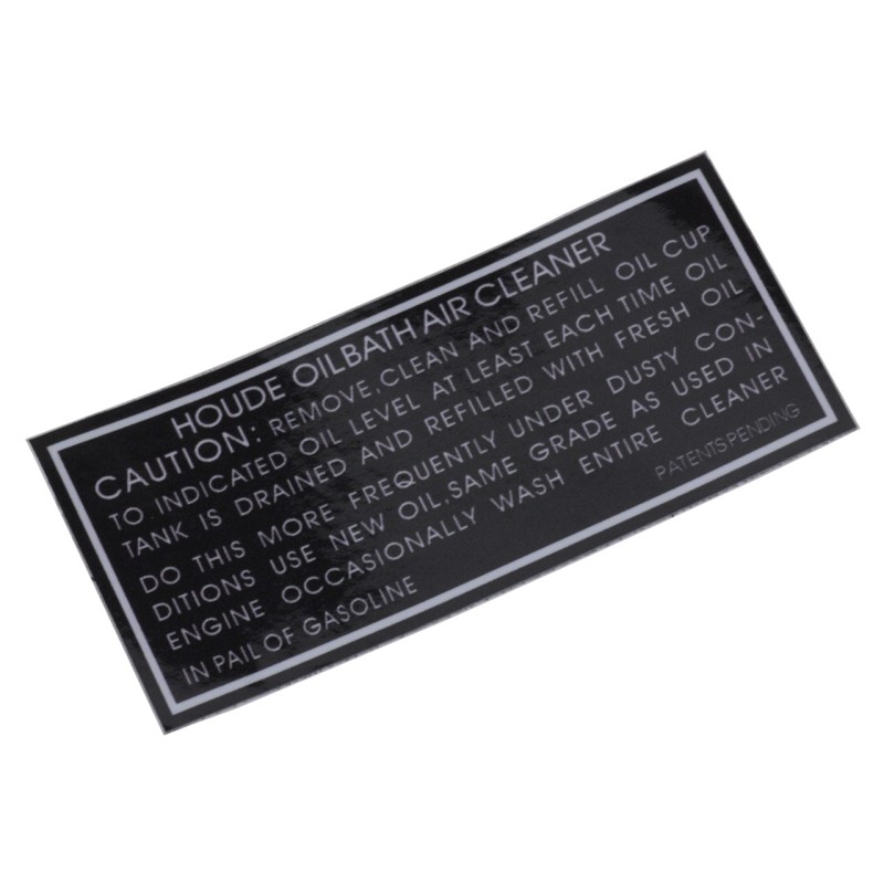 Transfert de filtre a air a bain d'huile replica "houde" 782818