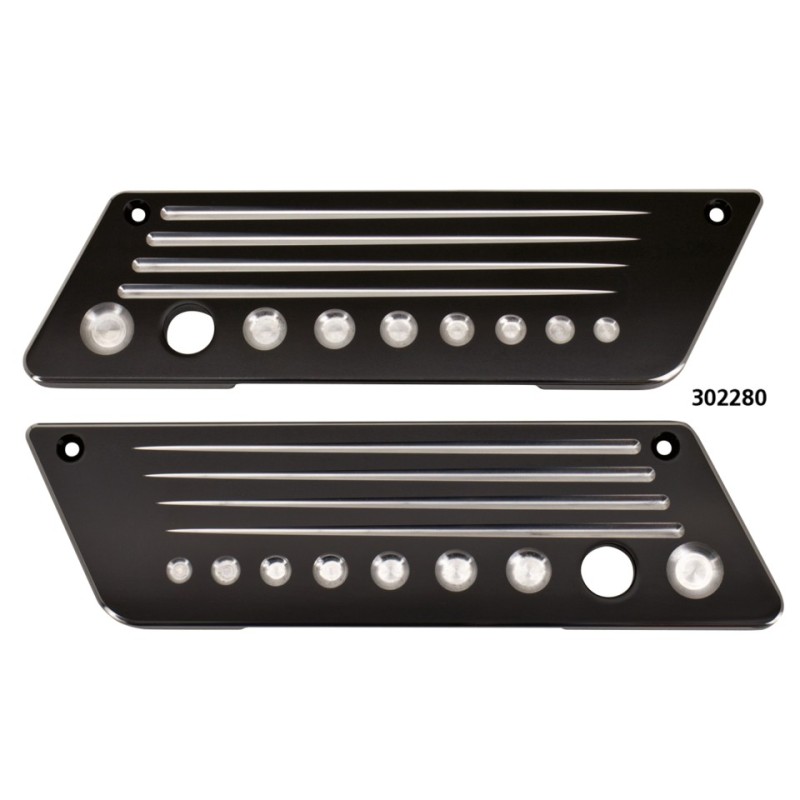 Fermetures de sacoches chromees et usinees 302280