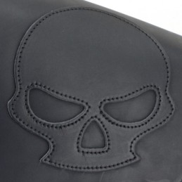 Sacoches texas leather sur bras oscillant de softail 755336