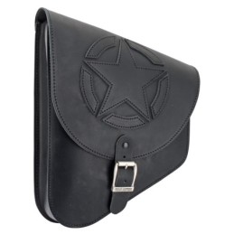 Sacoches texas leather sur bras oscillant de softail 755337