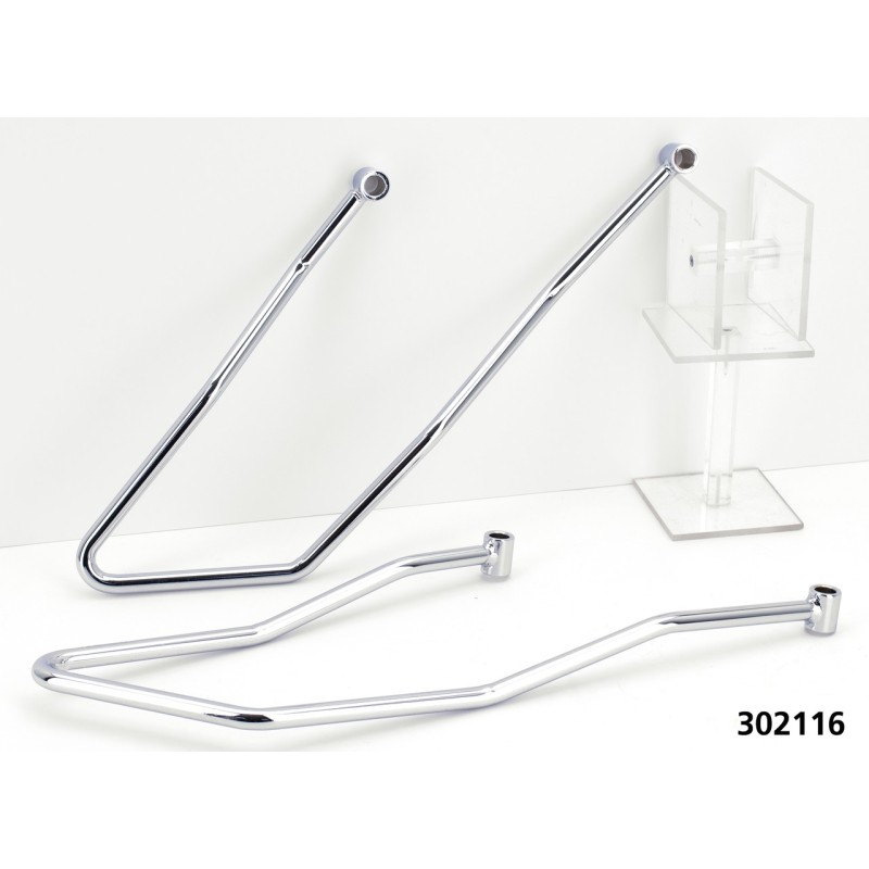 Supports de sacoche chromes 302116