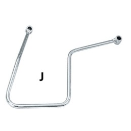 Supports de sacoche chromes 302117