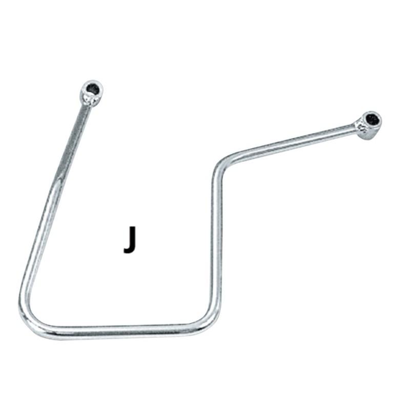 Supports de sacoche chromes 302117