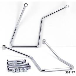 Supports de sacoche chromes 302117