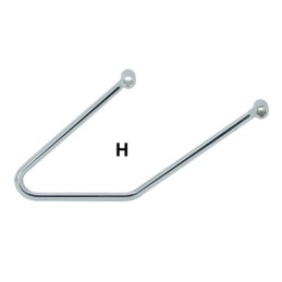 Supports de sacoche chromes 302256