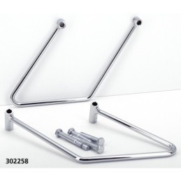 Supports de sacoche chromes 302258