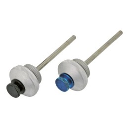 Jauge d'huile de transmission aluminium "billet" pour big twin 323003