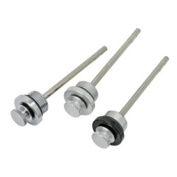 Jauge d'huile de transmission aluminium "billet" pour big twin 323010