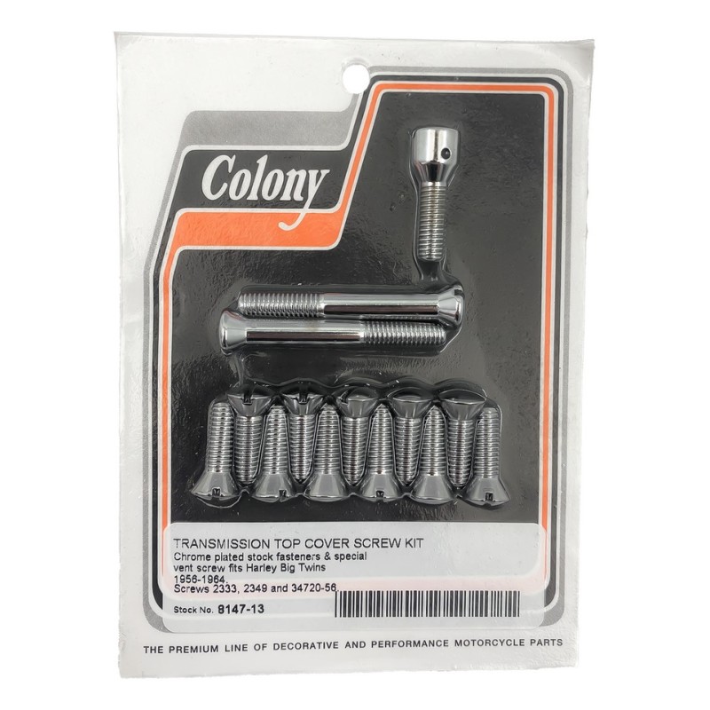 Kit vis de couvercle de boite superieur des boite 4 big twin 740052