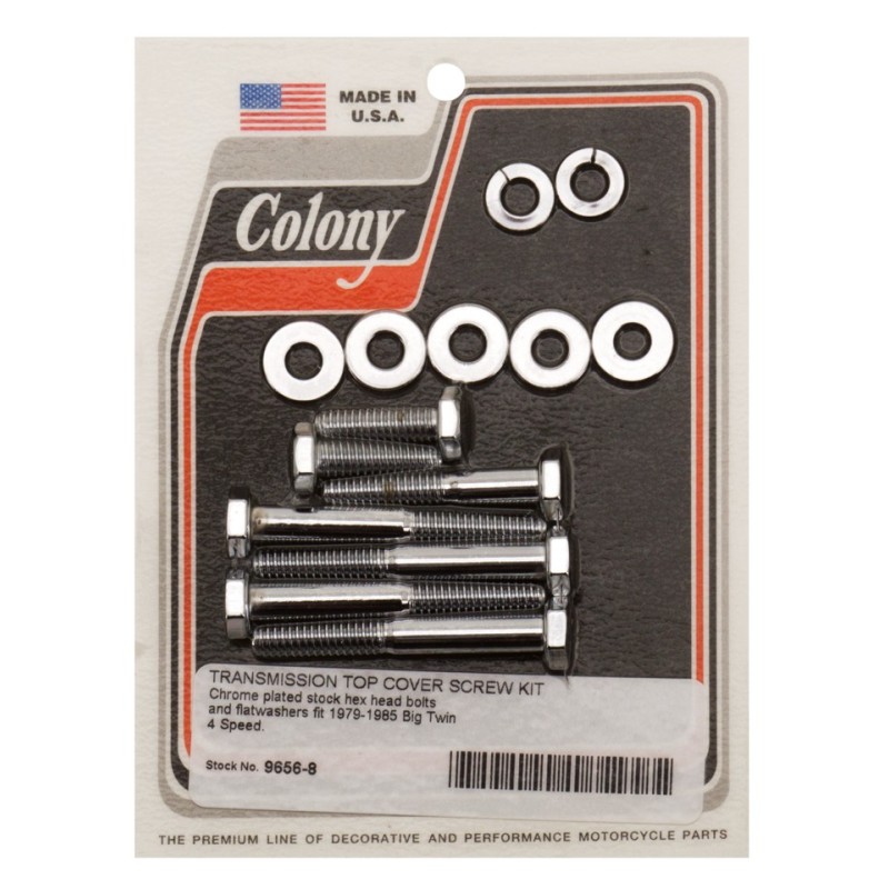Kit vis de couvercle de boite superieur des boite 4 big twin 781272