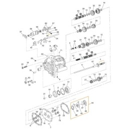 Pieces de boite 5 vitesses pour big twin de 1979-1993 022442