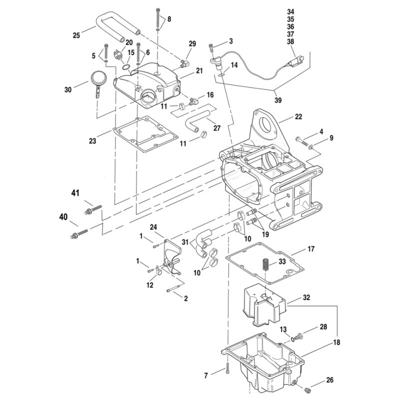 Pièces de carter de transmission dyna 1999-2005 769008