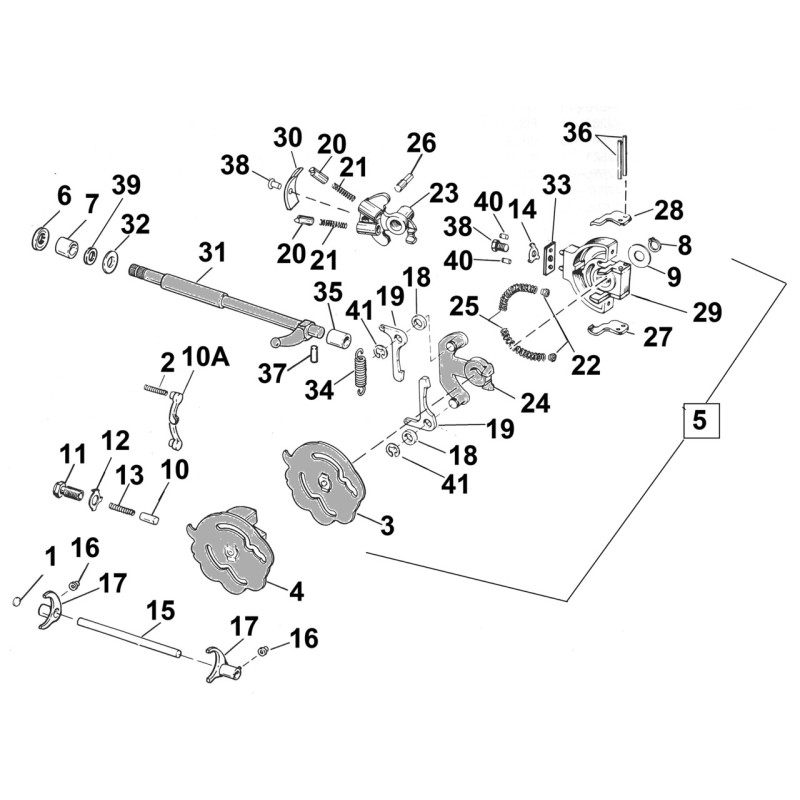 Pieces de selcetion pour 1952-1956 k & 1957-1990 sportster 234336