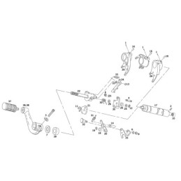 Pieces de selection de boite pour 1991-2003 sportster 760999