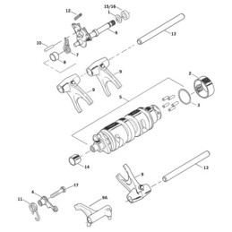 Pieces de selection pour 2004 au present sportster et buell a air 751012