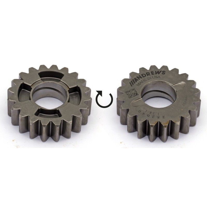 Pignons de boite pour les sportster a 4 vitesses par andrews 237166