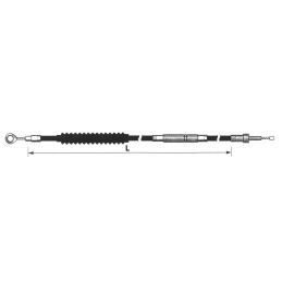C08 - cables d'embrayage 1987-1994 fxr 232484