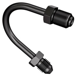 Goodridge durite tressee en acier inoxydable pour frein et embrayage avec banjos en acier inoxydable ou chromés 757786