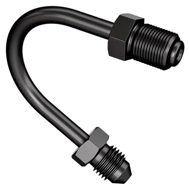 Goodridge durite tressee en acier inoxydable pour frein et embrayage avec banjos en acier inoxydable ou chromés 757786