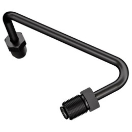 Goodridge durite tressee en acier inoxydable pour frein et embrayage avec banjos en acier inoxydable ou chromés 757790