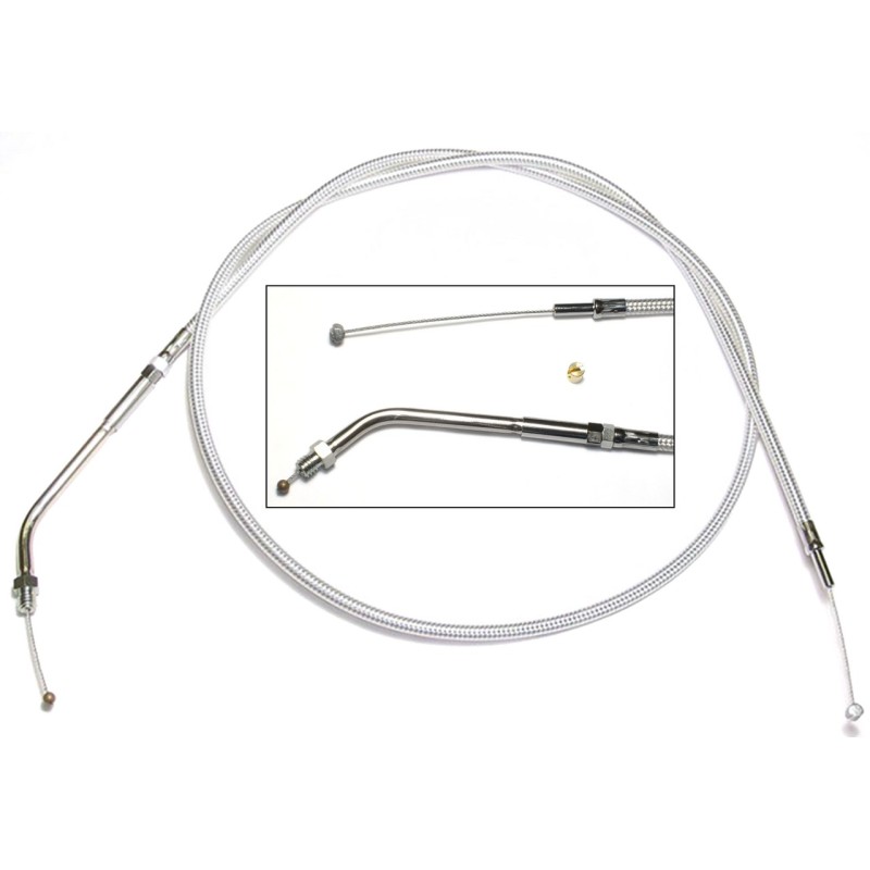 T02 - cable de tirage et de retour 1981-1989 big twin & 1981-1985 sportster 710515