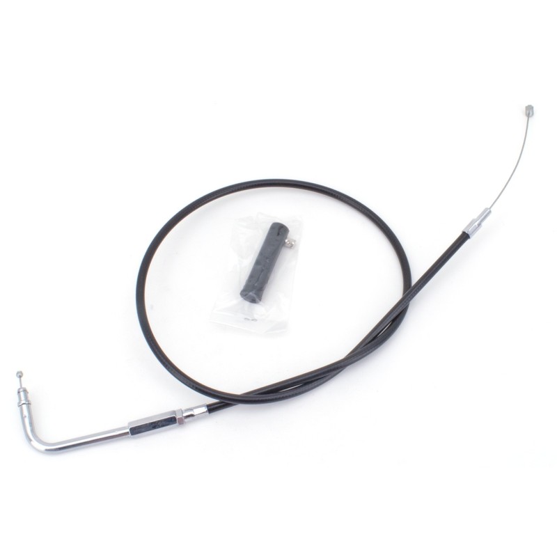 T04 - cable de tirage et de retour 1996-2015 softail, 1996-2017 dyna, 1996-2001 touring a carburateur & 2007 au present sport...