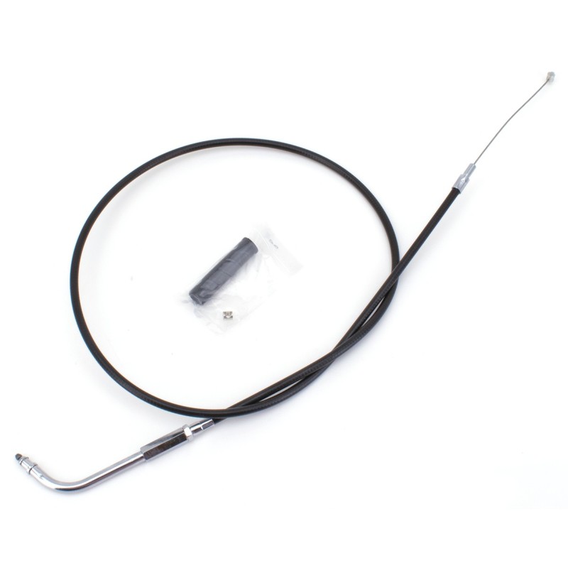 T04 - cable de tirage et de retour 1996-2015 softail, 1996-2017 dyna, 1996-2001 touring a carburateur & 2007 au present sport...