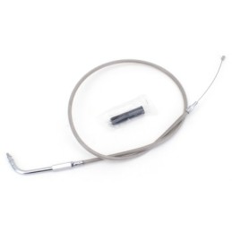 T04 - cable de tirage et de retour 1996-2015 softail, 1996-2017 dyna, 1996-2001 touring a carburateur & 2007 au present sport...