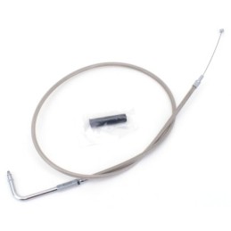 T04 - cable de tirage et de retour 1996-2015 softail, 1996-2017 dyna, 1996-2001 touring a carburateur & 2007 au present sport...