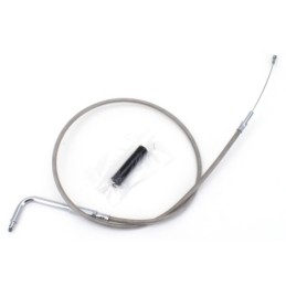 T04 - cable de tirage et de retour 1996-2015 softail, 1996-2017 dyna, 1996-2001 touring a carburateur & 2007 au present sport...