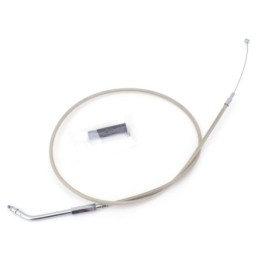 T04 - cable de tirage et de retour 1996-2015 softail, 1996-2017 dyna, 1996-2001 touring a carburateur & 2007 au present sport...