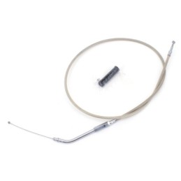 T04 - cable de tirage et de retour 1996-2015 softail, 1996-2017 dyna, 1996-2001 touring a carburateur & 2007 au present sport...