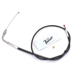 T04 - cable de tirage et de retour 1996-2015 softail, 1996-2017 dyna, 1996-2001 touring a carburateur & 2007 au present sport...