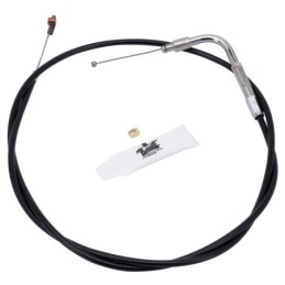 T04 - cable de tirage et de retour 1996-2015 softail, 1996-2017 dyna, 1996-2001 touring a carburateur & 2007 au present sport...