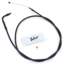 T04 - cable de tirage et de retour 1996-2015 softail, 1996-2017 dyna, 1996-2001 touring a carburateur & 2007 au present sport...