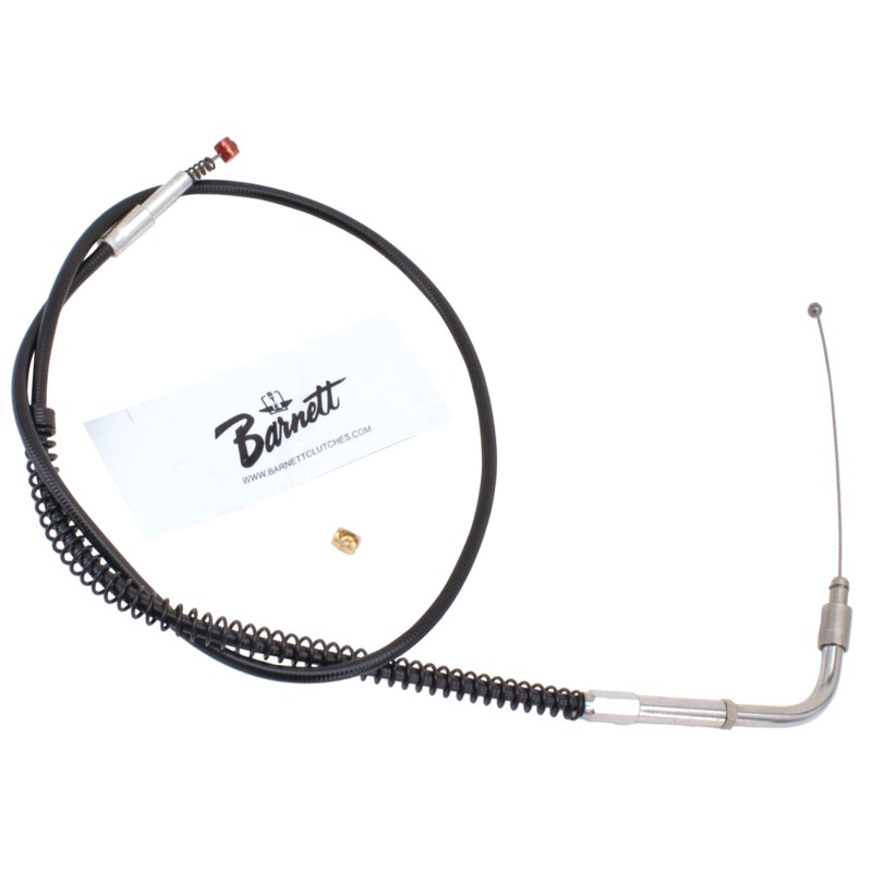 T04 - cable de tirage et de retour 1996-2015 softail, 1996-2017 dyna, 1996-2001 touring a carburateur & 2007 au present sport...