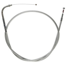 T04 - cable de tirage et de retour 1996-2015 softail, 1996-2017 dyna, 1996-2001 touring a carburateur & 2007 au present sport...