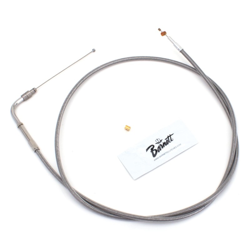 T04 - cable de tirage et de retour 1996-2015 softail, 1996-2017 dyna, 1996-2001 touring a carburateur & 2007 au present sport...
