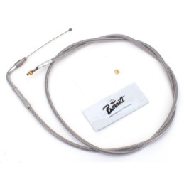 T04 - cable de tirage et de retour 1996-2015 softail, 1996-2017 dyna, 1996-2001 touring a carburateur & 2007 au present sport...
