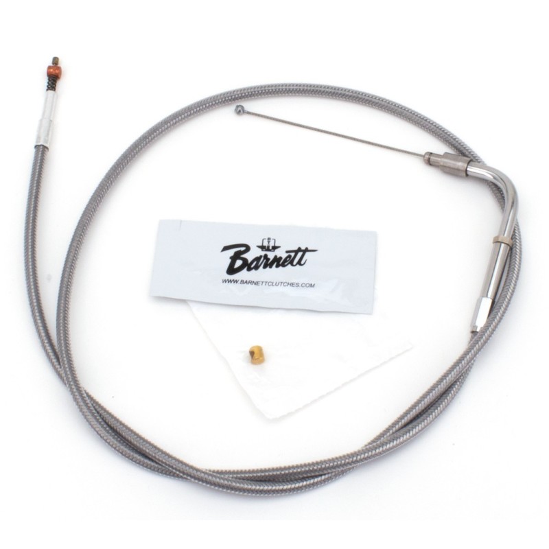 T04 - cable de tirage et de retour 1996-2015 softail, 1996-2017 dyna, 1996-2001 touring a carburateur & 2007 au present sport...