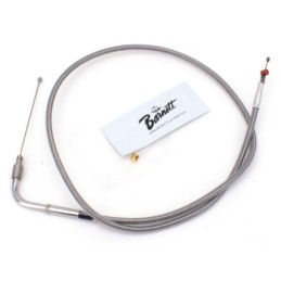 T04 - cable de tirage et de retour 1996-2015 softail, 1996-2017 dyna, 1996-2001 touring a carburateur & 2007 au present sport...