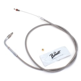 T04 - cable de tirage et de retour 1996-2015 softail, 1996-2017 dyna, 1996-2001 touring a carburateur & 2007 au present sport...