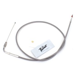 T04 - cable de tirage et de retour 1996-2015 softail, 1996-2017 dyna, 1996-2001 touring a carburateur & 2007 au present sport...