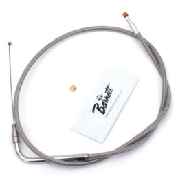 T04 - cable de tirage et de retour 1996-2015 softail, 1996-2017 dyna, 1996-2001 touring a carburateur & 2007 au present sport...