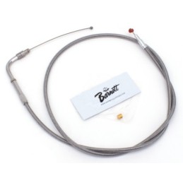 T04 - cable de tirage et de retour 1996-2015 softail, 1996-2017 dyna, 1996-2001 touring a carburateur & 2007 au present sport...