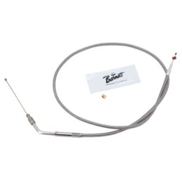 T04 - cable de tirage et de retour 1996-2015 softail, 1996-2017 dyna, 1996-2001 touring a carburateur & 2007 au present sport...