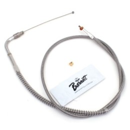 T04 - cable de tirage et de retour 1996-2015 softail, 1996-2017 dyna, 1996-2001 touring a carburateur & 2007 au present sport...