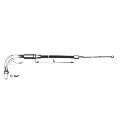 T07 - cable de tirage et de retour 2002-2007 touring 232008