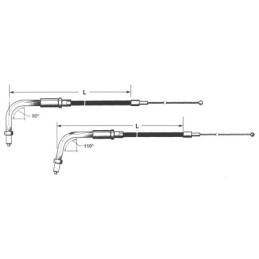 T07 - cable de tirage et de retour 2002-2007 touring 232008